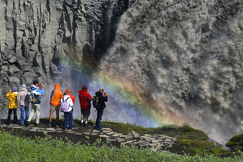 Dettifoss in North Iceland is Europe's greatest waterfall